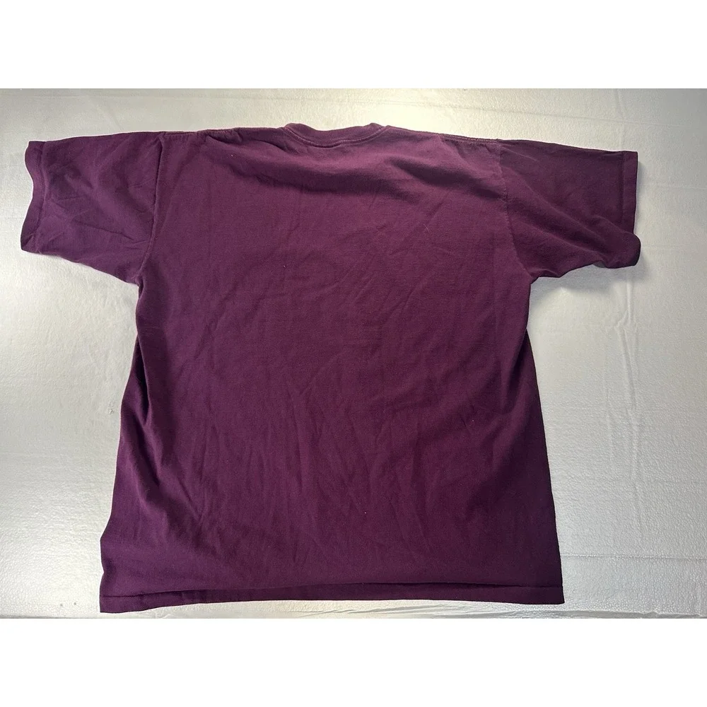 VTG Golf Crest T Shirt‎ Mens XL Purple Holoubek MMLO Embroidered Made USA  Tee